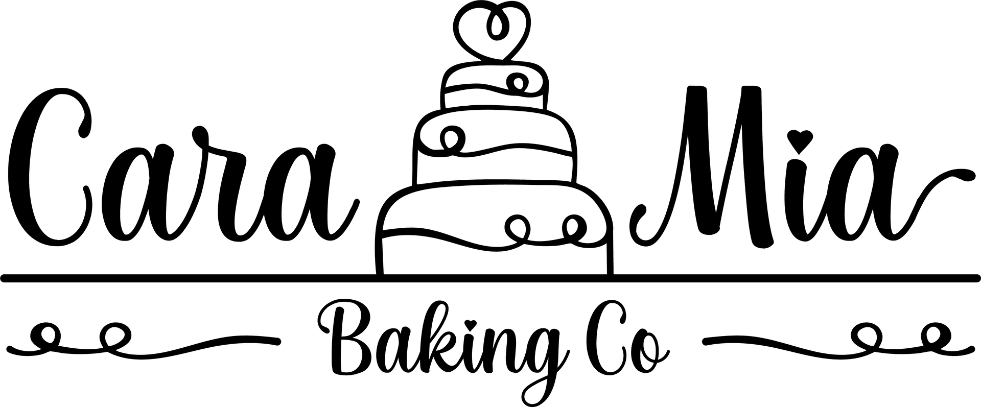 cara mia logo black