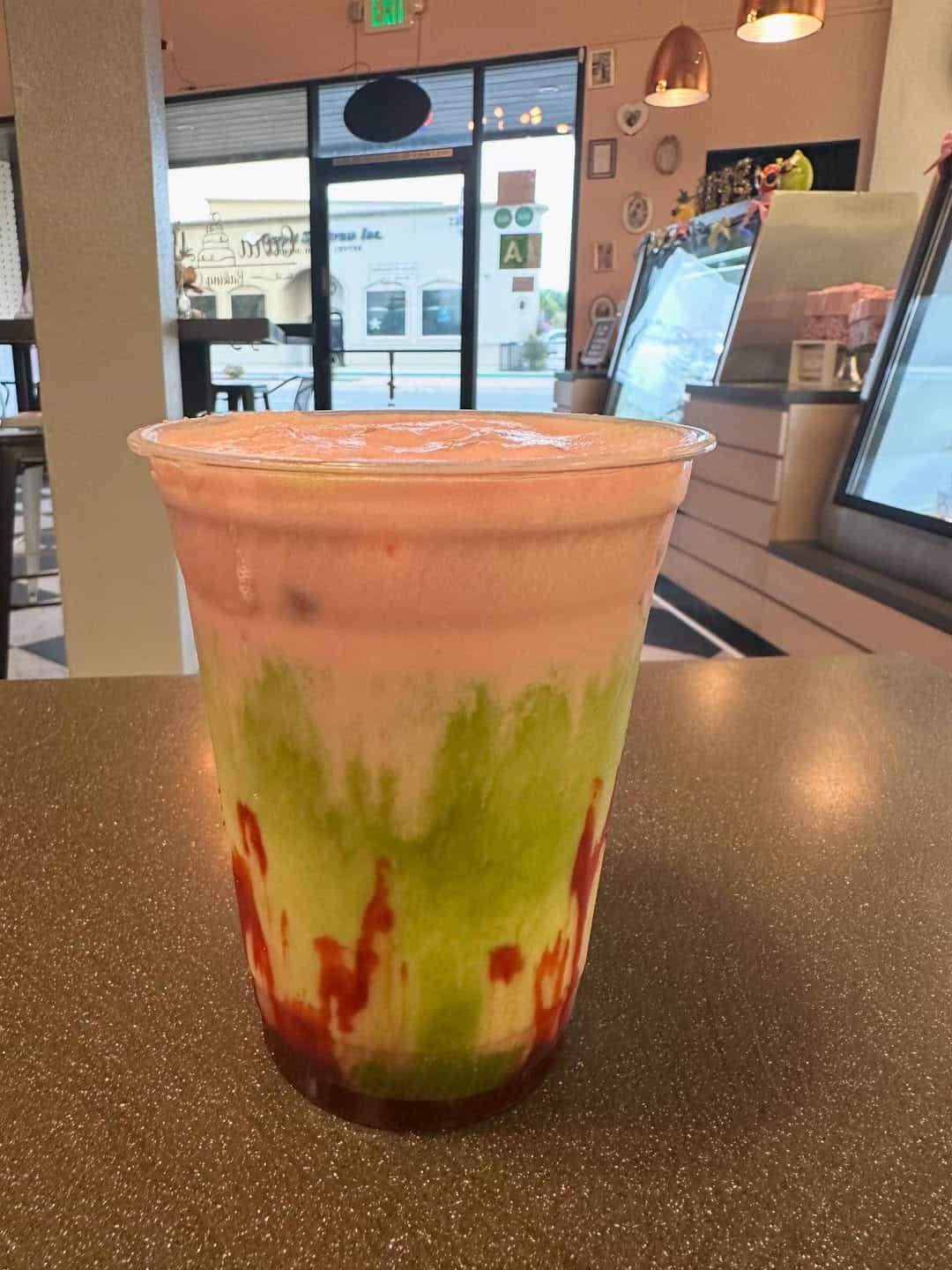caramia strawberry matcha