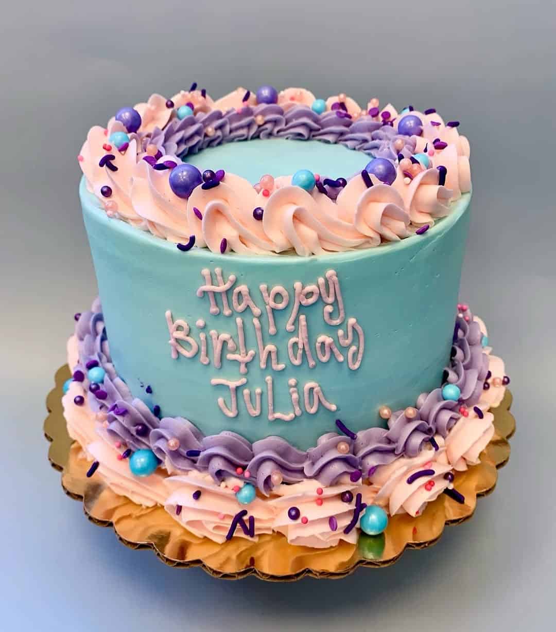 vintage birthday cake